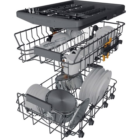 Whirlpool Lavastoviglie 45 cm, classe C, 11 coperti, terzo cesto fisso