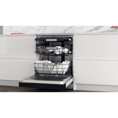 Whirlpool Lavastoviglie FS 60cm classe A, 14 coperti, terzo cesto flessibile, 6° senso, PowerCleanPro