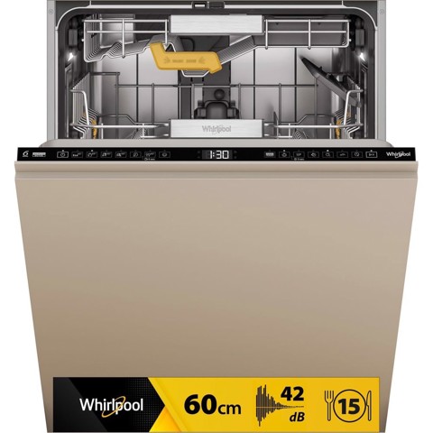 Whirlpool Lavastoviglie Maxispace BI 60 cm, classe A-10%, 15 coperti, Cerniere sliding