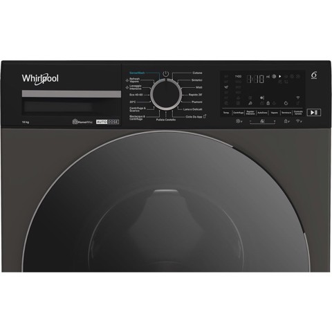 Whirlpool Lavatrice smart connessa con WiFi 10 kg - WPM 011G ADS IT