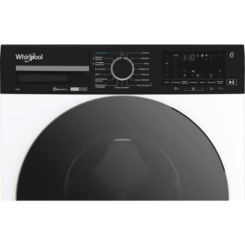 Whirlpool Lavatrice smart connessa con WiFi 9 kg - WPM 912W ADS IT