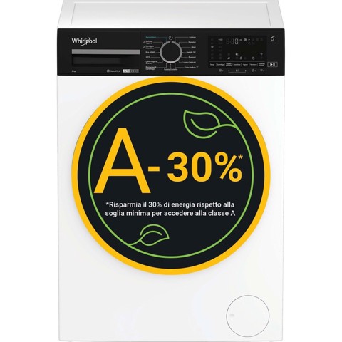 Whirlpool Lavatrice smart connessa con WiFi 9 kg - WPM 99W ADS IT