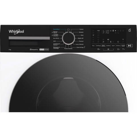 Whirlpool Lavatrice smart connessa con WiFi 9 kg - WPM 99W ADS IT
