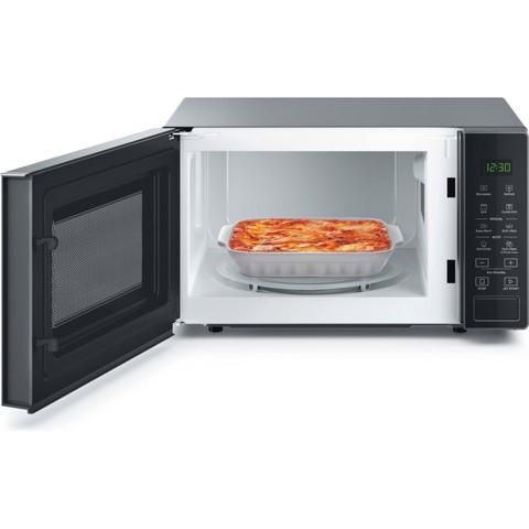 Whirlpool MWP 203 SB Superficie piana Microonde combinato 20 L 700 W Nero, Argento