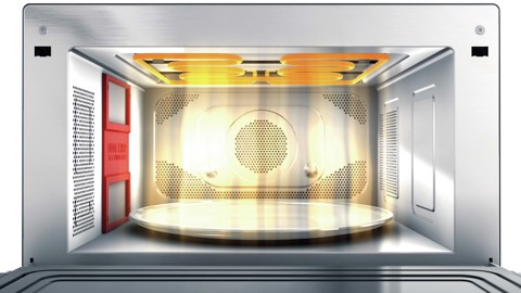 Whirlpool MWSC 9133 SX Superficie piana Microonde combinato 33 L 1000 W Nero, Acciaio inossidabile