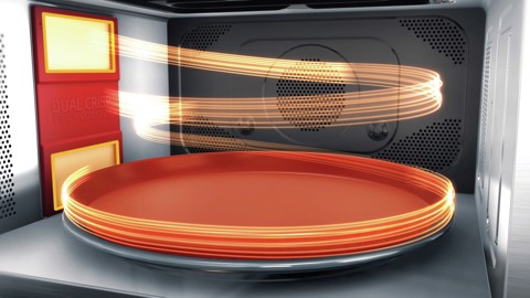 Whirlpool MWSC 9133 SX Superficie piana Microonde combinato 33 L 1000 W Nero, Acciaio inossidabile