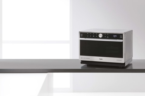 Whirlpool MWSC 9133 SX Superficie piana Microonde combinato 33 L 1000 W Nero, Acciaio inossidabile