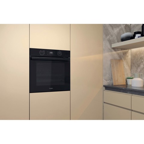 Whirlpool OMR58HU1B Forno Multifunzione Inox 12 Funzioni Cook3 classe A+ 71Lt