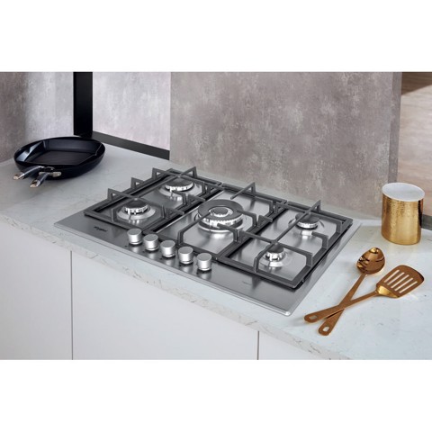Whirlpool Piano cottura a gas - GMR 7522/IXL Made in Italy