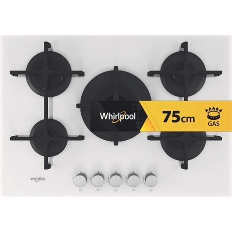 Whirlpool Piano cottura a gas - GOA 7523/WH Made in Italy