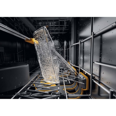 Whirlpool W8F HS61X, Lavastoviglie MaxiSpace 60cm, classe A, 15 coperti, 41dBA, Inox