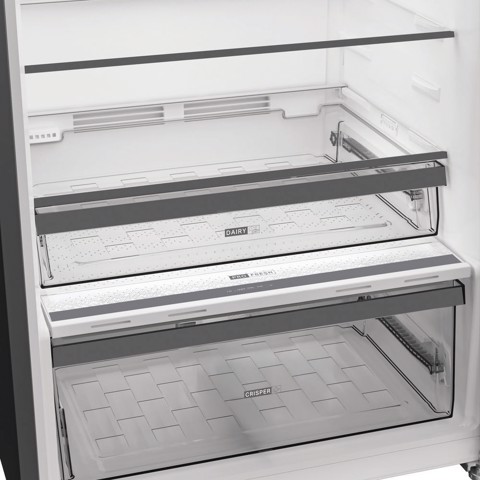 Whirlpool WHD2 6473 X5E Frigorifero doppia porta, Dual No Frost, Capacità 477 L, Classe D , Dark Gray, Display esterno, 2 cassetti