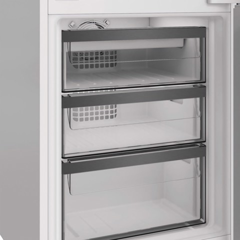 Whirlpool WHKN 3253 B4E Frigorifero combinato a incasso, Total No Frost ventilato, 55 cm, Classe E, Bianco, 38 db, h 178cm