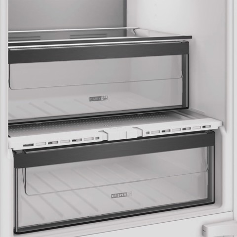 Whirlpool WHKN 3283 B4E Frigorifero combinato a incasso, Total No Frost ventilato, 55 cm, Classe E, Bianco, 37 db, h 194cm
