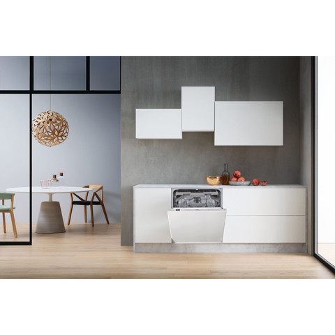 Whirlpool WIC 3C26 F lavastoviglie A scomparsa parziale 14 coperti E