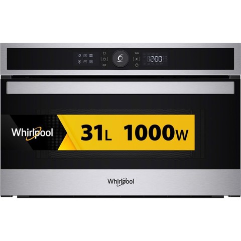 Whirlpool WMD4I4MX Microonde con grill, inox, Display Lcd 6°Senso, Crisp, 31 Lt