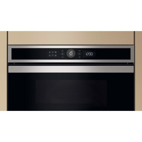 Whirlpool WMD4I4MX Microonde con grill, inox, Display Lcd 6°Senso, Crisp, 31 Lt