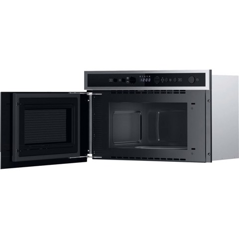 Whirlpool WMN4I4BX Microonde con grill, inox, Display digitale, Crisp, Jet defrost 22 Lt