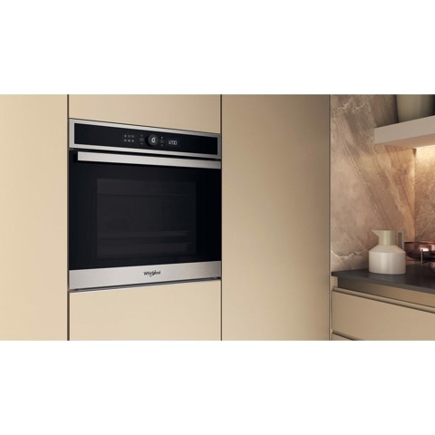 Whirlpool WOI4IS8HM0XA Forno multifunzione Inox 17 funzioni Pizza310° Cook4 Steam+ classe A+ 73Lt, Idrolisi