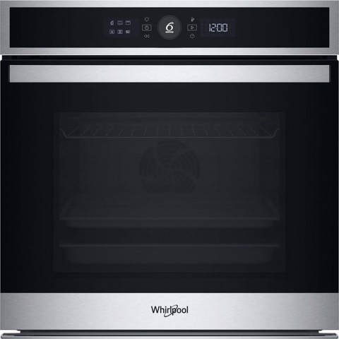 Whirlpool WOI4IS8PM0SXA Forno multifunzione Inox 17 funzioni Pizza310° Cook4 Steam+ classe A+ 73Lt, Pirolisi + Idrolisi