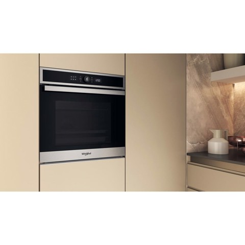 Whirlpool WOI4IS8PM0SXA Forno multifunzione Inox 17 funzioni Pizza310° Cook4 Steam+ classe A+ 73Lt, Pirolisi + Idrolisi