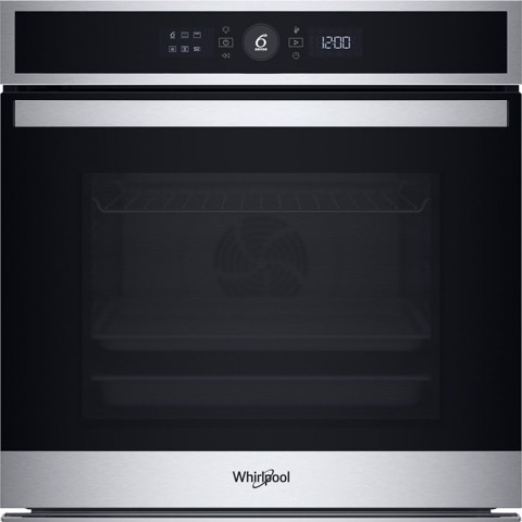 Whirlpool WOI4IS8PM0SXA Forno multifunzione Inox 17 funzioni Pizza310° Cook4 Steam+ classe A+ 73Lt, Pirolisi + Idrolisi Made in Italy
