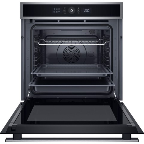 Whirlpool WOI4IS8PM0SXA Forno multifunzione Inox 17 funzioni Pizza310° Cook4 Steam+ classe A+ 73Lt, Pirolisi + Idrolisi Made in Italy