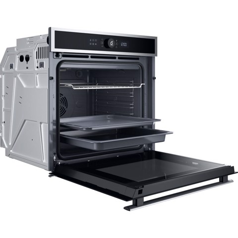 Whirlpool WOI4IS8PM0SXA Forno multifunzione Inox 17 funzioni Pizza310° Cook4 Steam+ classe A+ 73Lt, Pirolisi + Idrolisi Made in Italy