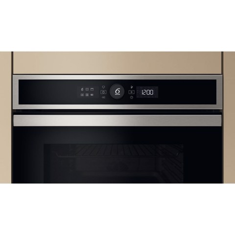 Whirlpool WOI4IS8PM0SXA Forno multifunzione Inox 17 funzioni Pizza310° Cook4 Steam+ classe A+ 73Lt, Pirolisi + Idrolisi Made in Italy