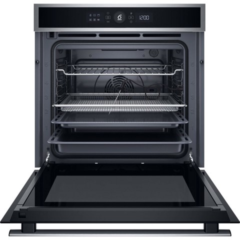 Whirlpool WOI4IS8PPM0SXA Forno Inox 17 funzioni, Pizza310° Cook4 Steam+ AirFry classe A+ 73Lt, Pirolisi+Idrolisi