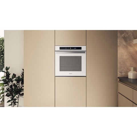 Whirlpool WOI4S8HM2SWA Forno multifunzione Bianco 17 funzioni Pizza310° Cook4 Steam+ classe A+ 73Lt, Idrolisi