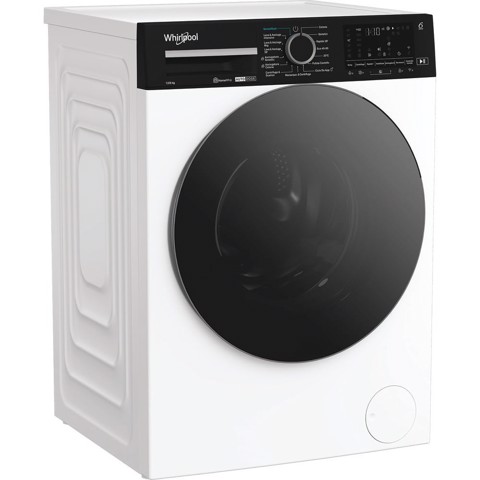 Whirlpool WPD 2836W ADS IT WASHER/DRYER, Capacità 12kg+8kg, classe D|A-10%, colore bianco, Autodose, vapore, porta nera, Wi-Fi
