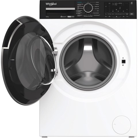Whirlpool WPD 2836W ADS IT WASHER/DRYER, Capacità 12kg+8kg, classe D|A-10%, colore bianco, Autodose, vapore, porta nera, Wi-Fi