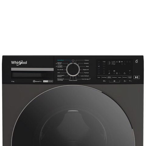Whirlpool WPM 210G ADS IT lavatrice Caricamento frontale 12 kg 1300 Giri/min Grigio