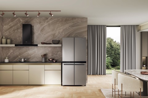 Whirlpool WQ9 U3L EF frigorifero side-by-side Libera installazione 594 L D Acciaio inossidabile