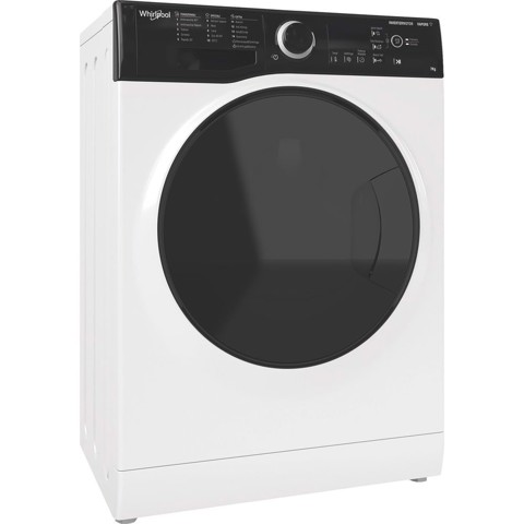 Whirlpool WSB 726 D IT, 7kg, classe A, colore Bianco, Inverter, 1200 giri, Display digitale XL, porta dark screen, Vapore