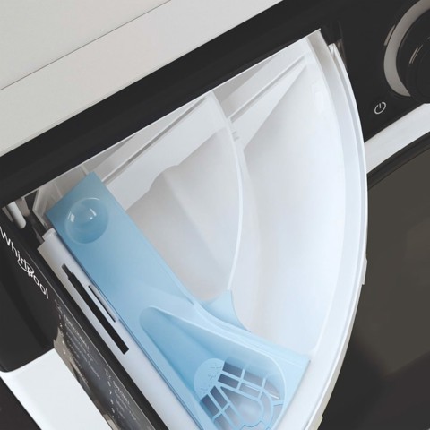Whirlpool WSB 726 D IT, 7kg, classe A, colore Bianco, Inverter, 1200 giri, Display digitale XL, porta dark screen, Vapore