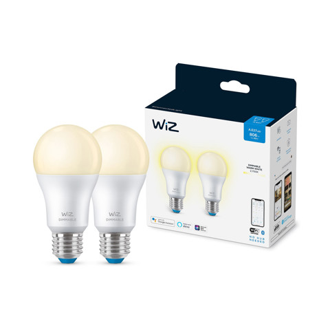 WiZ Lampadina A60 E27 x2