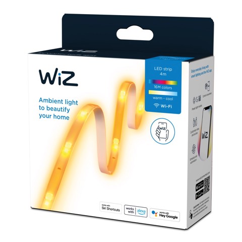 WiZ Striscia LED (LightStrip) Dimmerabile Luce Bianca o Colorata
