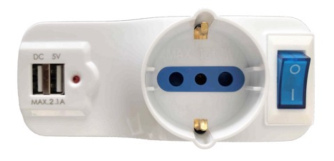 XD Enjoy Adattatore Multiplo 10A