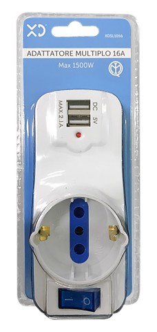 XD Enjoy Adattatore Multiplo 16A