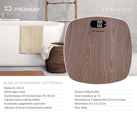 XD Enjoy Bilancia Pesapersone Elettronica - Premium XDCAM7006P