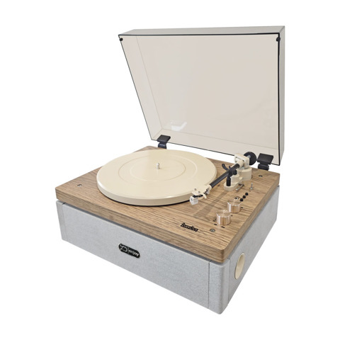 XD Enjoy BossaNova Giradischi con trasmissione a cinghia Grigio, Legno Semiautomatico