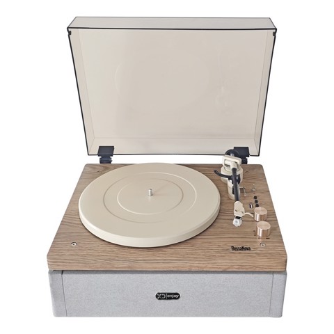 XD Enjoy BossaNova Giradischi con trasmissione a cinghia Grigio, Legno Semiautomatico