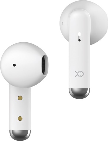 XD Enjoy Combo Dual Mini Earbuds - Kit 2 Pz Black & White
