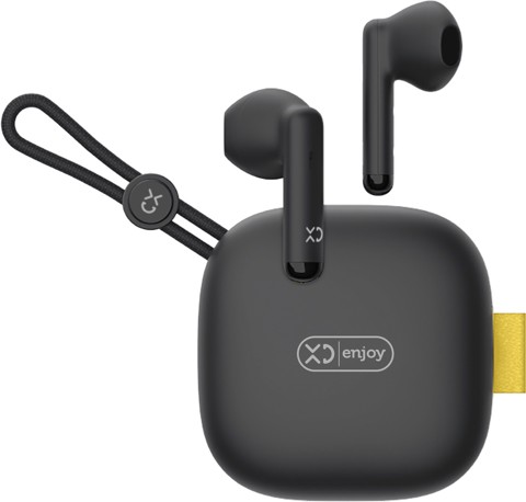 XD Enjoy Combo Dual Mini Earbuds - Kit 2 Pz Black & White