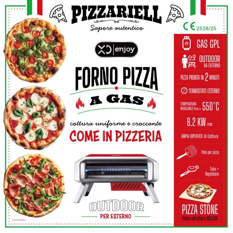 XD Enjoy Forno Pizza a Gas "Pizzariell"