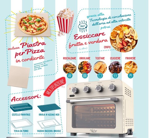 XD Vintage Friggitrice Ad Aria & Forno Ventilato - Vintage