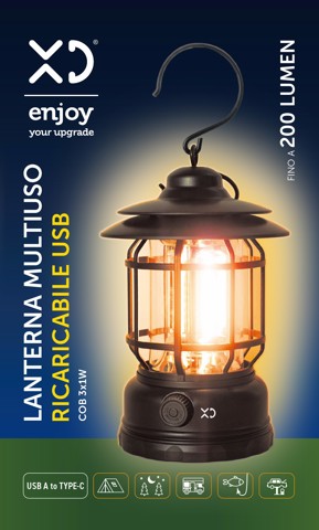 XD Enjoy Lanterna Multiuso Ricaricabile USB