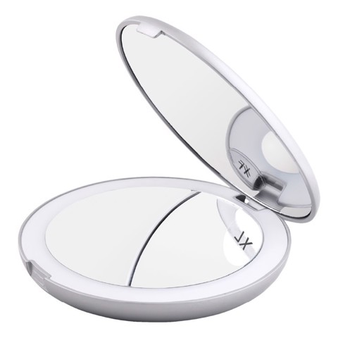Beauty Touch XDGF1511 specchietto per trucco Ventosa Quadrato Bianco